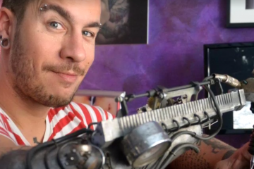 French tattoo artist JC Sheitan